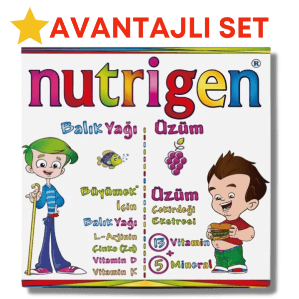 Nutrigen Üzüm Çekirdeği Ekstresi Şurup + Balık Yağı Şurup