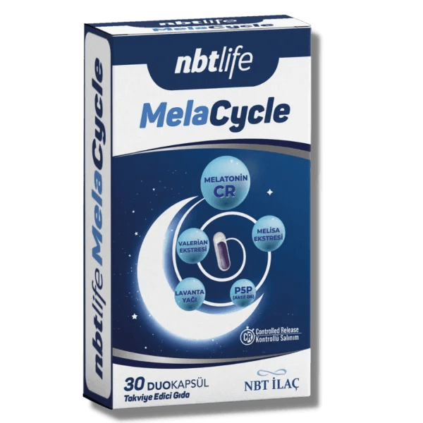 NBT Life Melacycle Melatonin 3 mg 30 Duo Kapsül