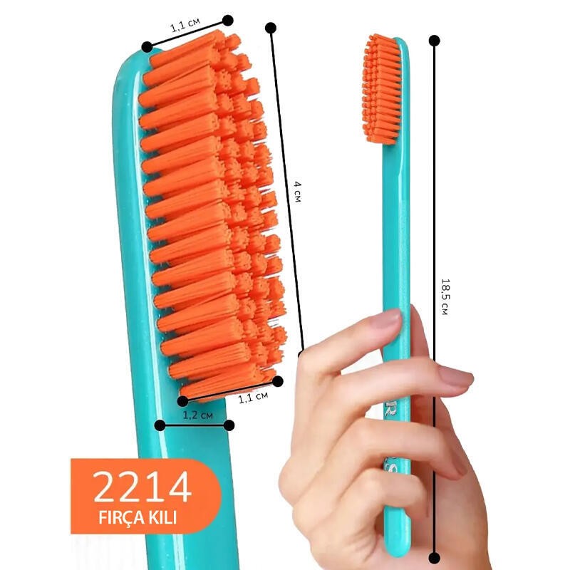 Rocs XL Clean Medium Diş Fırçası - Turuncu