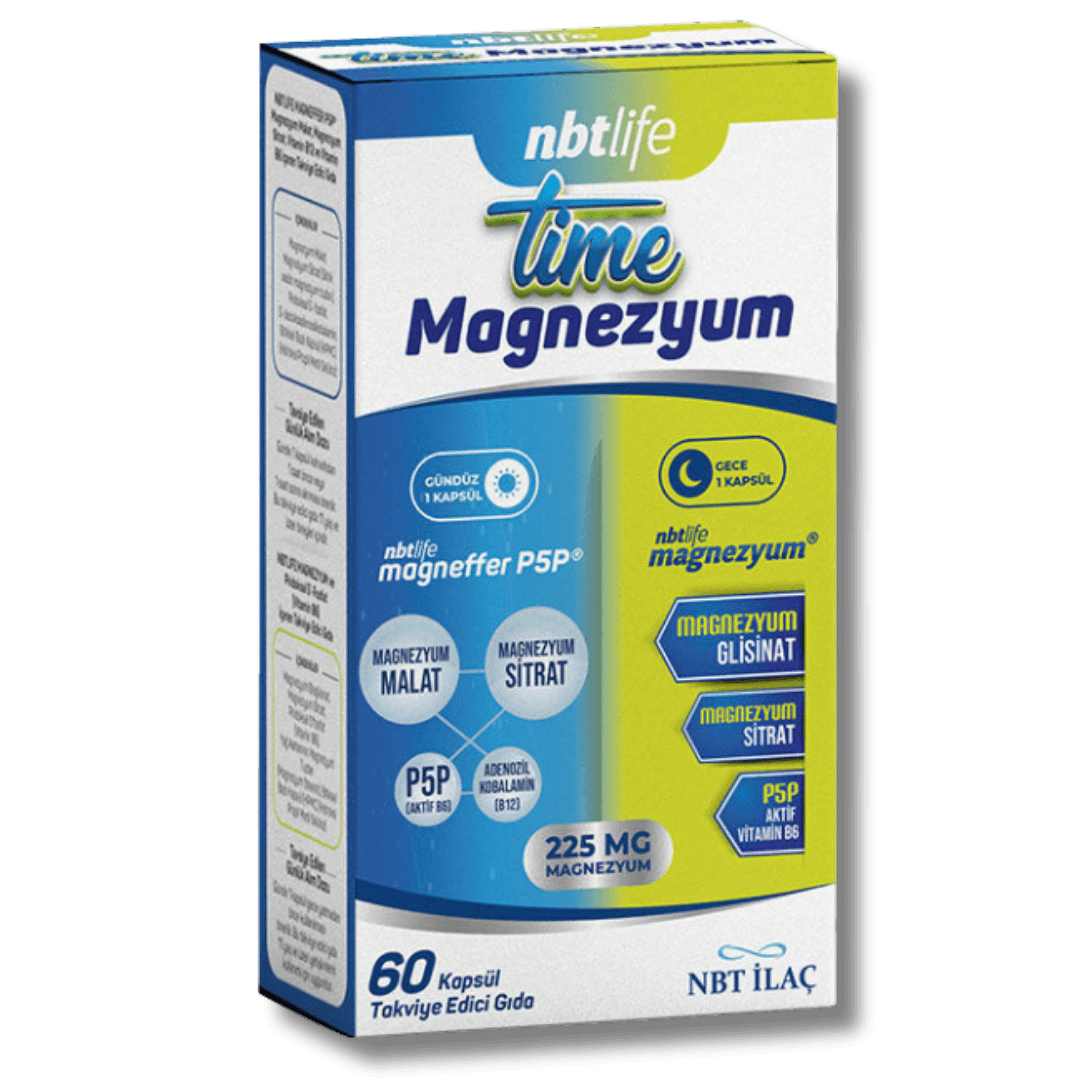 Nbt Life Time Magnezyum 60 Kapsül