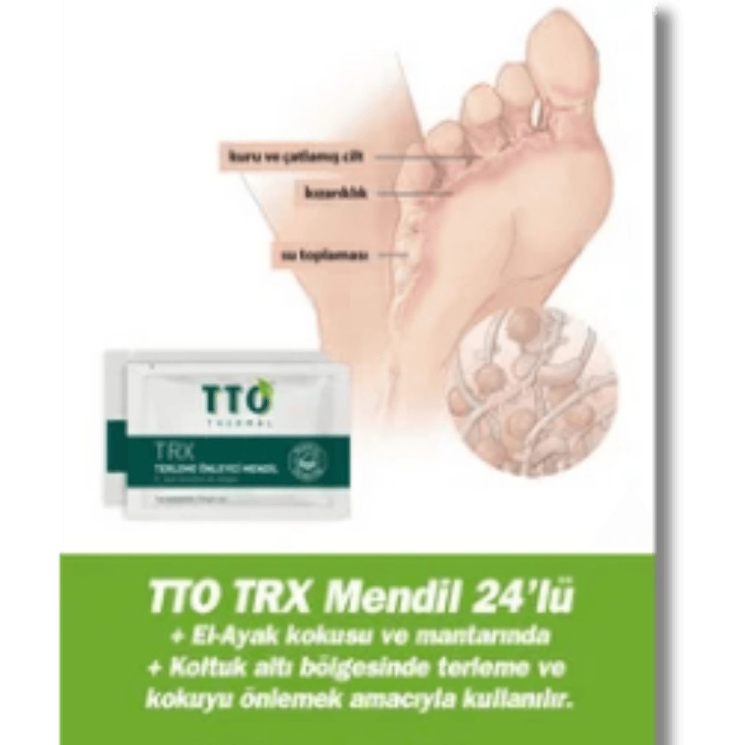 TTO TRX Terleme Karşıtı Mendil 24 Adet