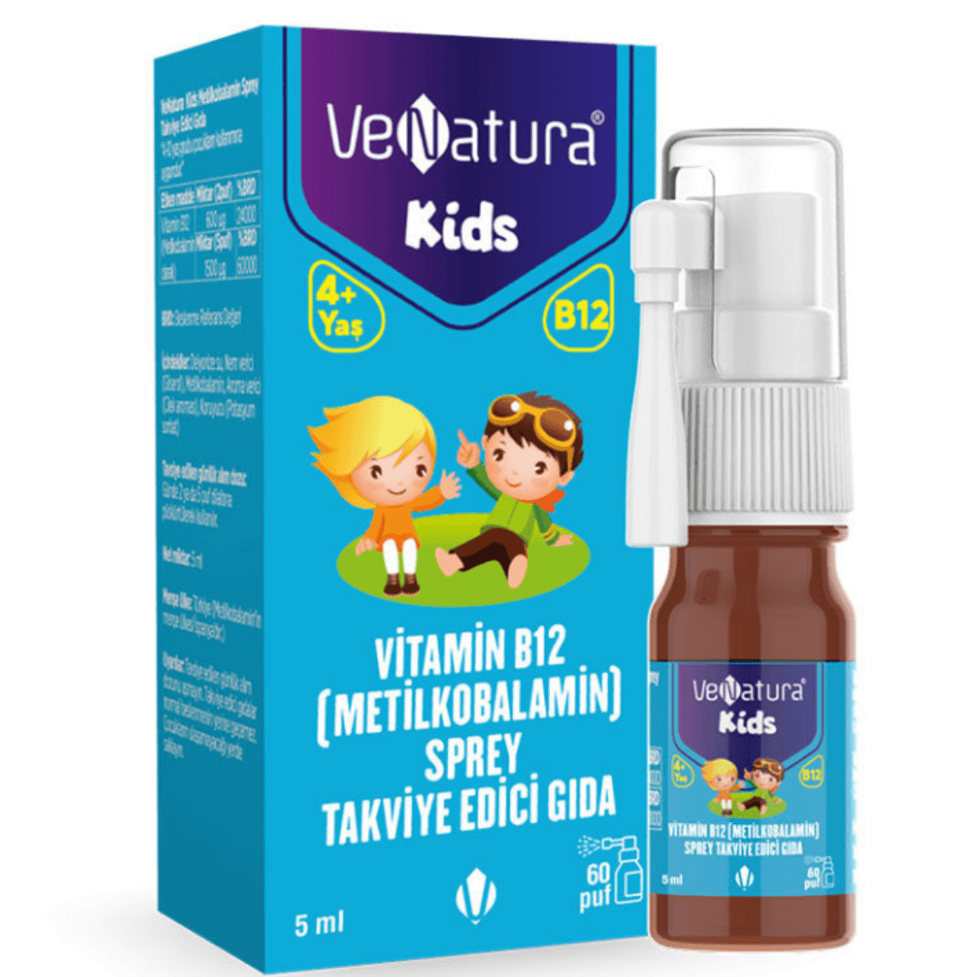 VeNatura Kids Metilkobalamin Sprey Takviye Edici Gıda 5 ml