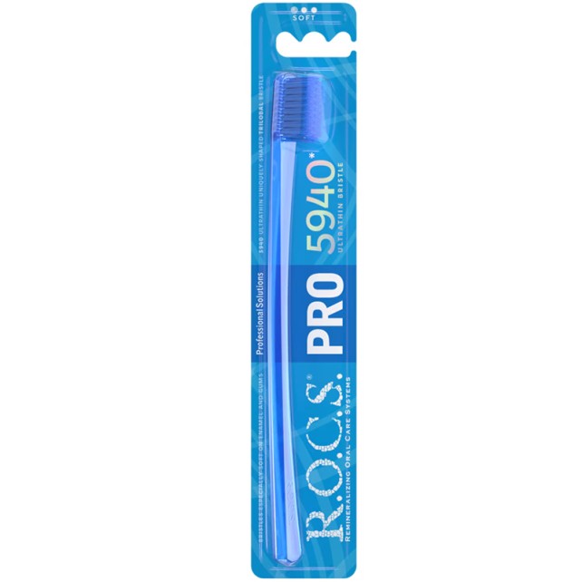 Rocs Pro 5940 Ultra Yumuşak Diş Fırçası Mavi