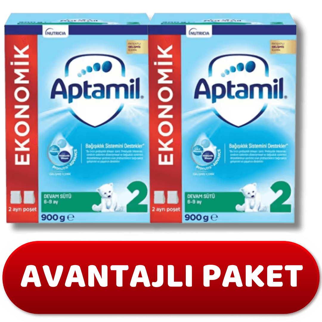 Aptamil 2 Devam Sütü 900 gr 6-9 Ay - 2 adet