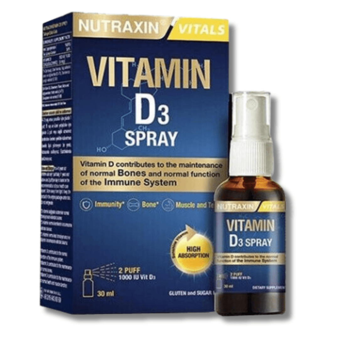 Nutraxin D3 Vitamin Sprey - Gıda Takviyesi 30 ml