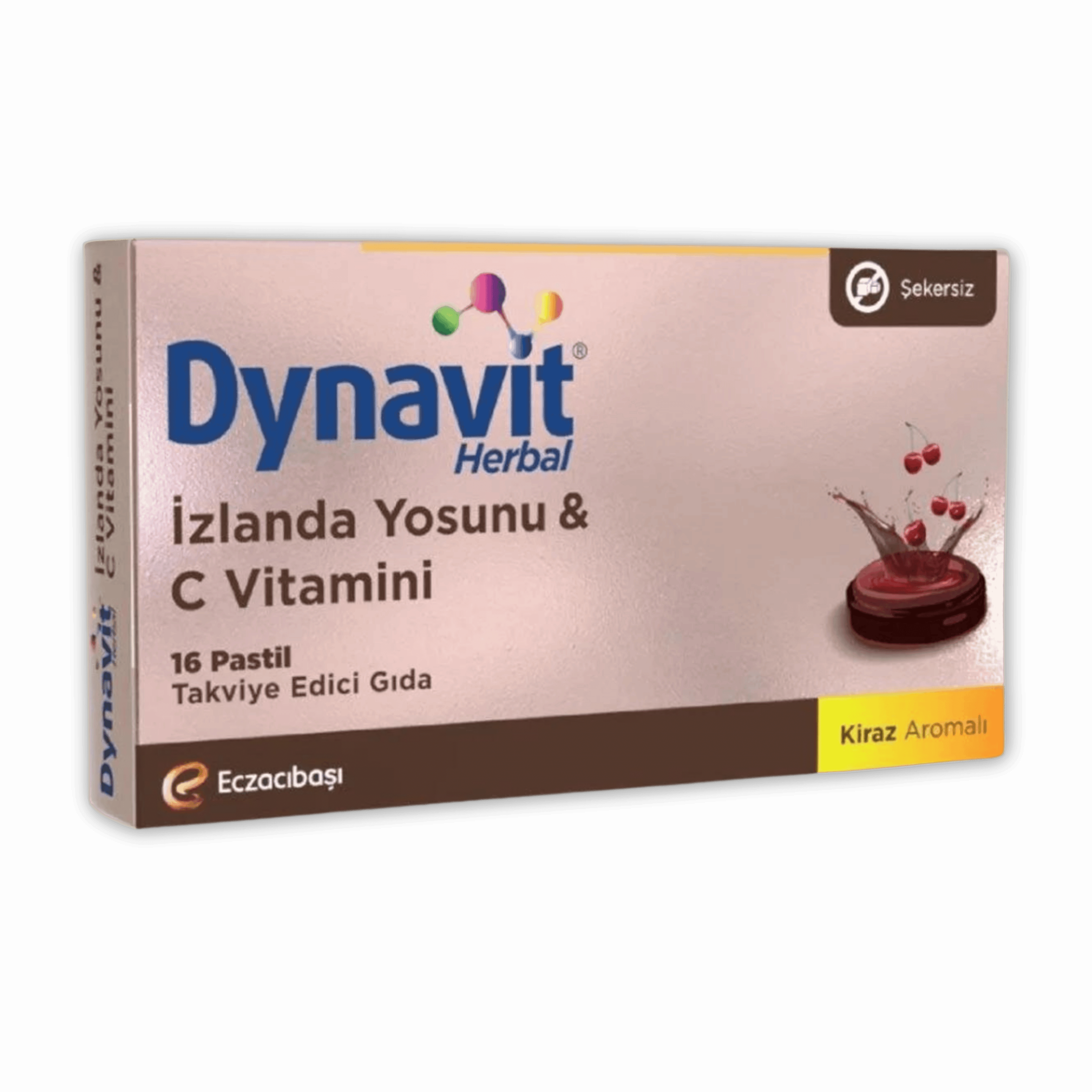 Eczacıbaşı Dynavit Herbal Mentol Aroması ve Ökaliptus İçeren 16 Adet Pastil