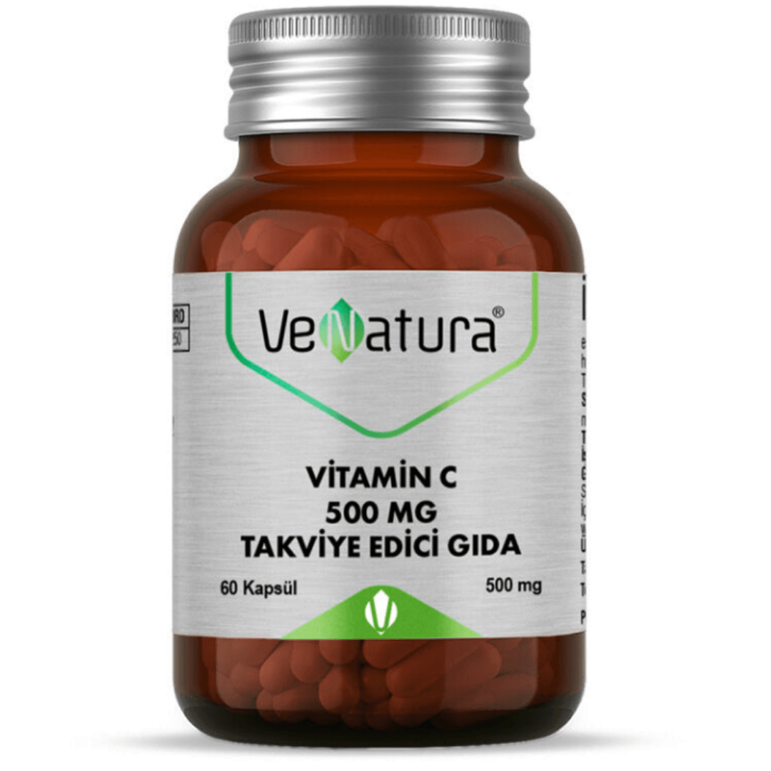 VeNatura Vitamin C 500 MG Takviye Edici Gıda 60 Kapsü