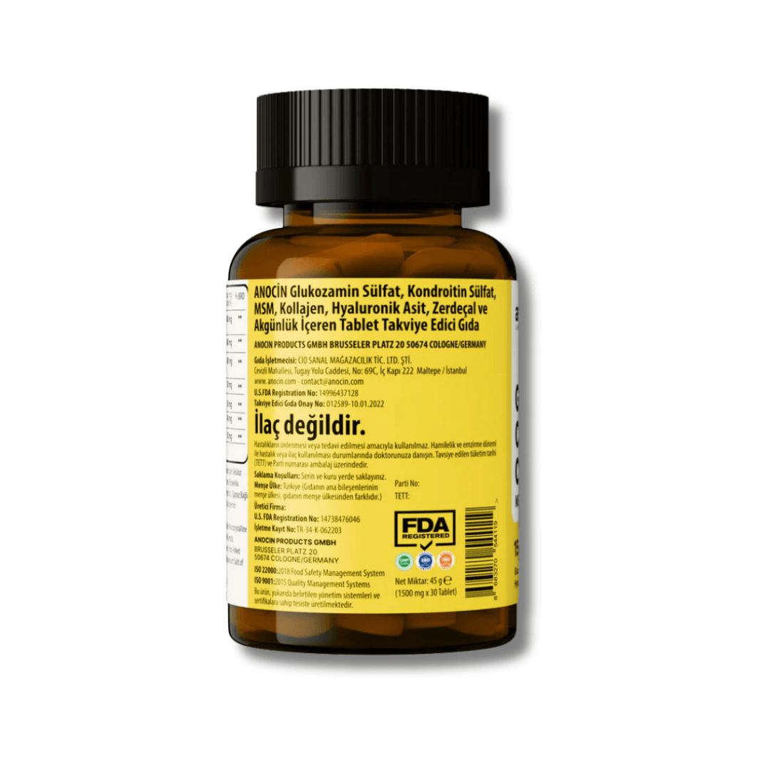 Anocin Glucosamine Collagen Chondroitin 30 Tablet