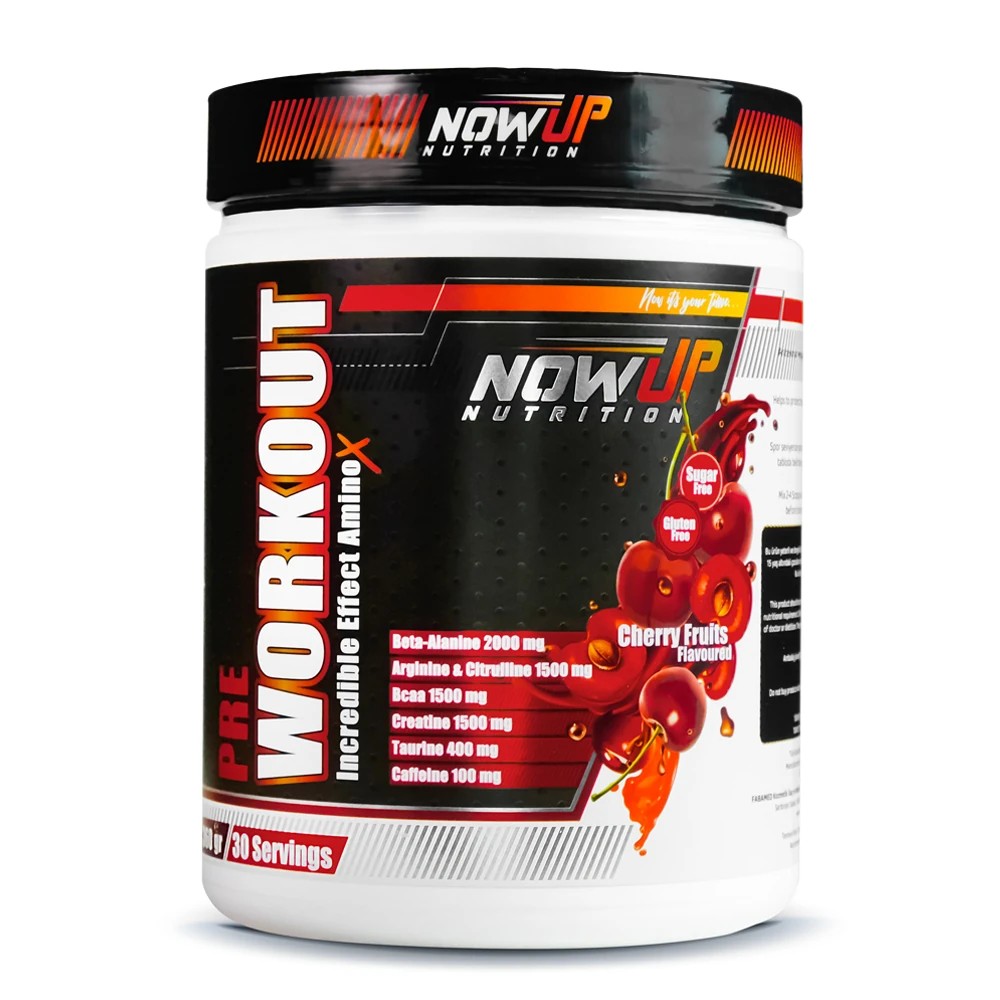 NOWUP NUTRITION Pre - Workout Incredible Effect Amino Asit Vişne Aromalı - 360 gr.