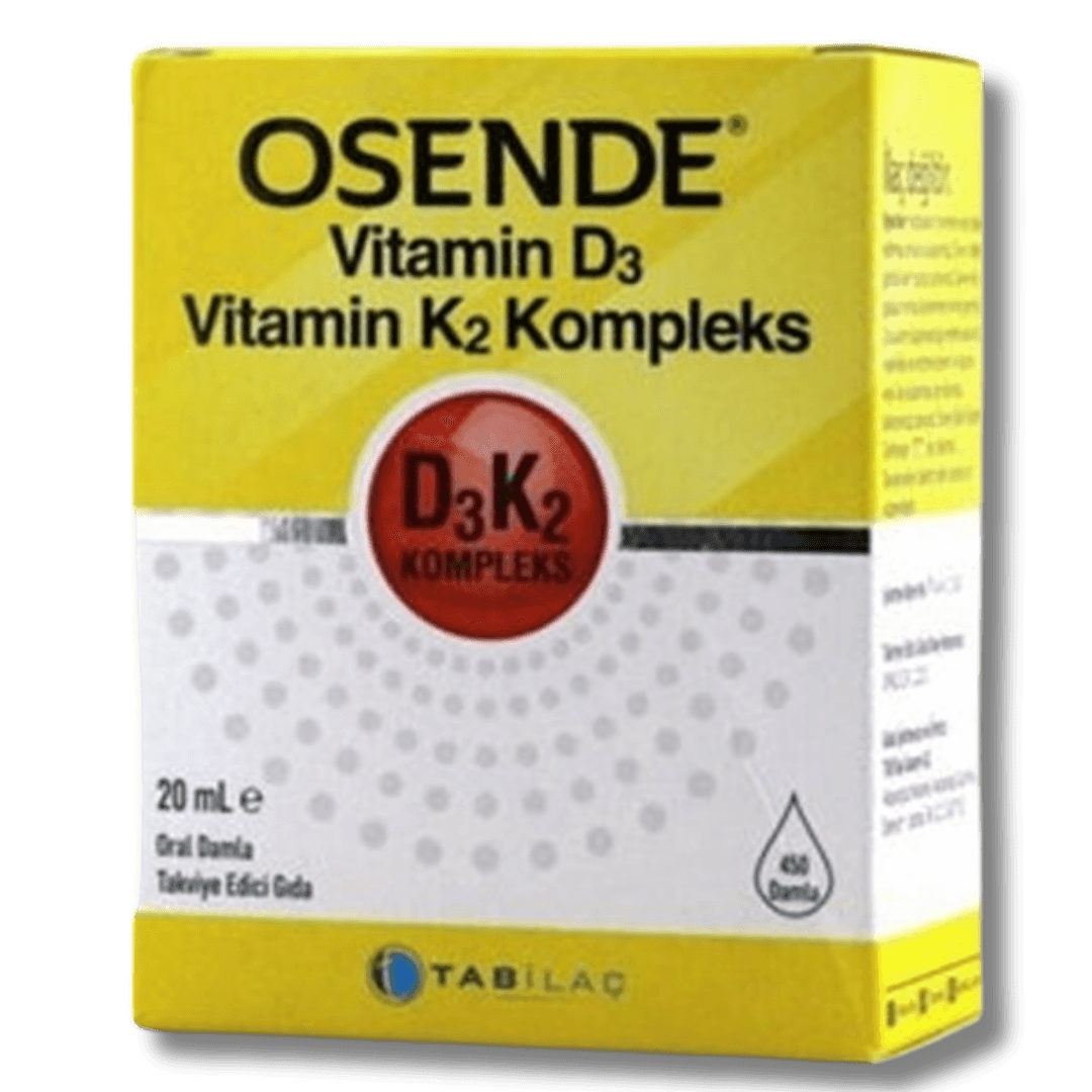 Osende Vitamin D3 K2 Complex Takviye Edici Gıda 20 ml
