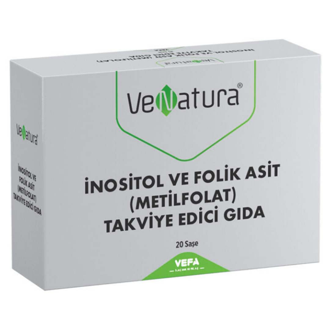 VeNatura İnositol ve Folik Asit (Metilfolat) 20 Saşe