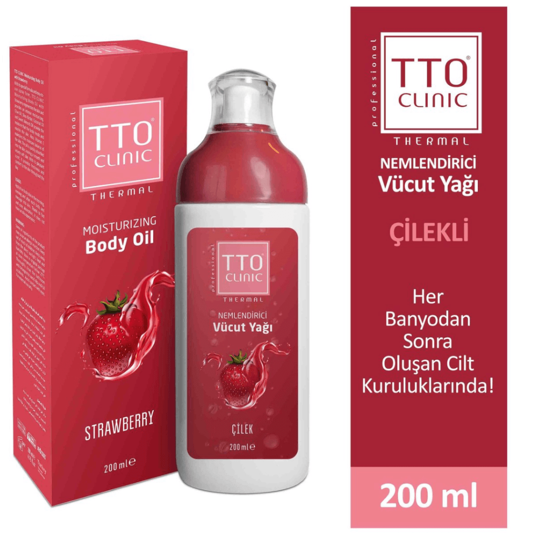 TTO Clinic Vücut Yağı 200 ml - Çilek