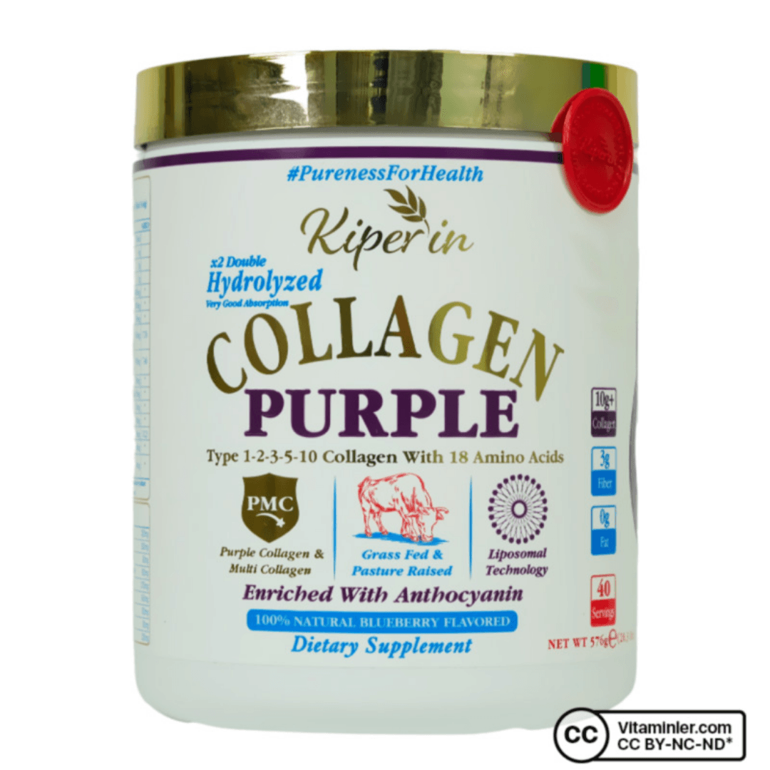 Kiperin Collagen Purple Kolajen Peptit İçeren Diyet Takviyesi 576 g