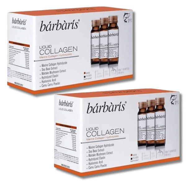 Barbaris Liquid Collagen 50 ml 10 adet 2li Paket Takviye Edici Gıda