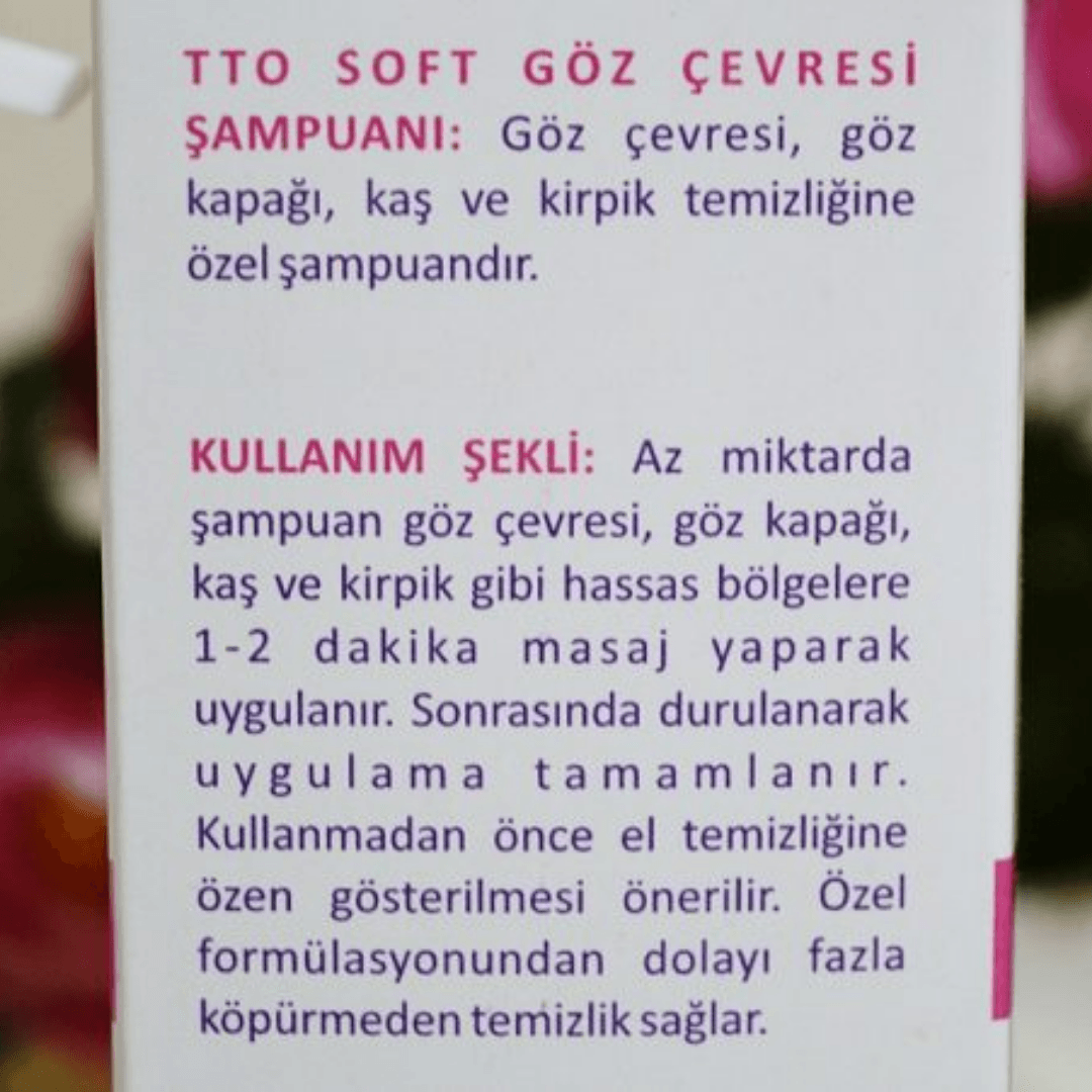TTO Soft Göz Çevresi Şampuanı 125 ml