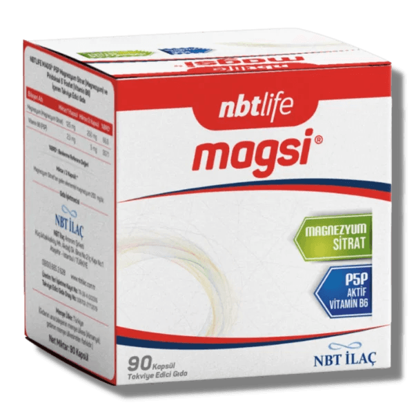 NBT Life Magsi P5P Vitamin B6 90 Kapsül