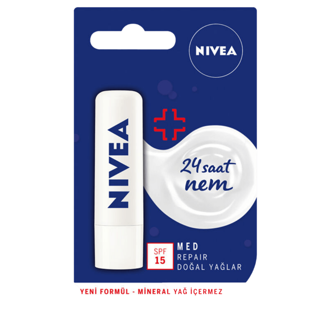 Nivea Med Repair Dudak Bakım Kremi SPF15 4.8gr/5,5ml