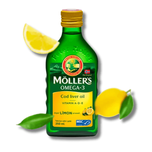 Möller's Omega 3 Balık Yağı Şurup 250 Ml - Limon Aromalı