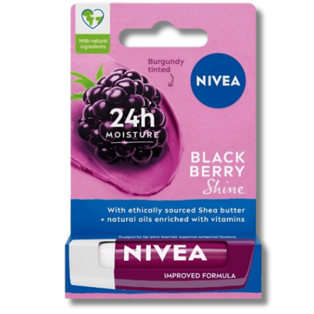 Nivea Bakım Yapan Dudak Bakım Kremi Black Berry 4,8