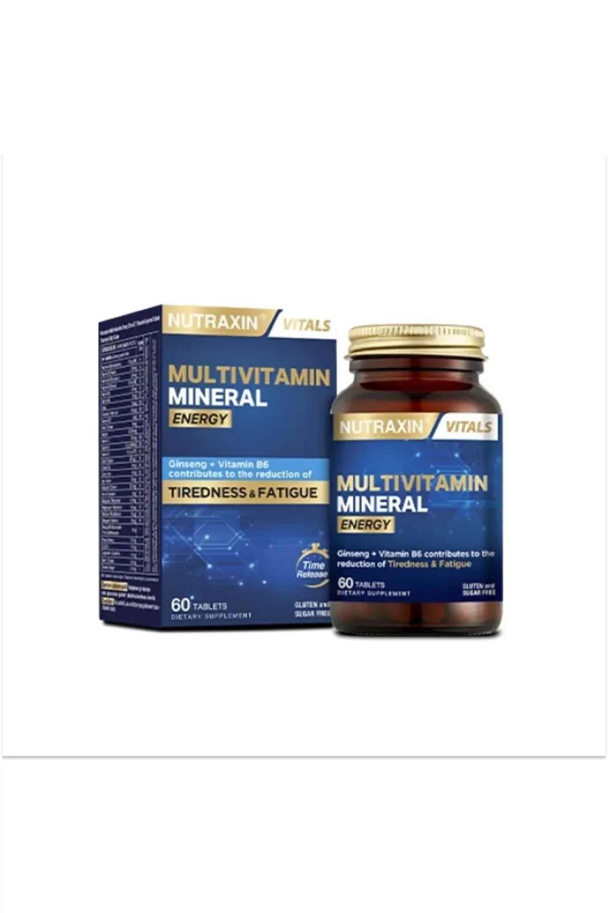 Nutraxin Multivitamin Mineral İçeren Takviye Edici Gıda 60 Tablet