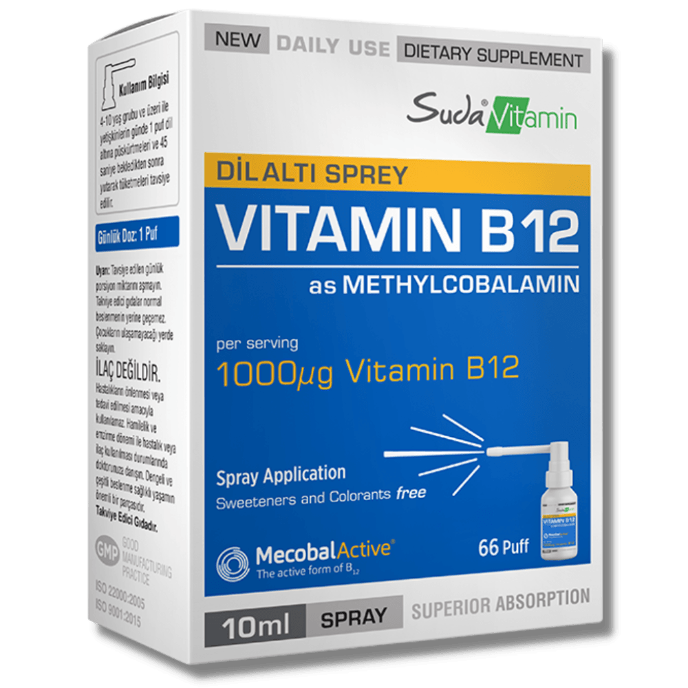 Suda Vitamin Vitamin B12 Sprey 10 ml