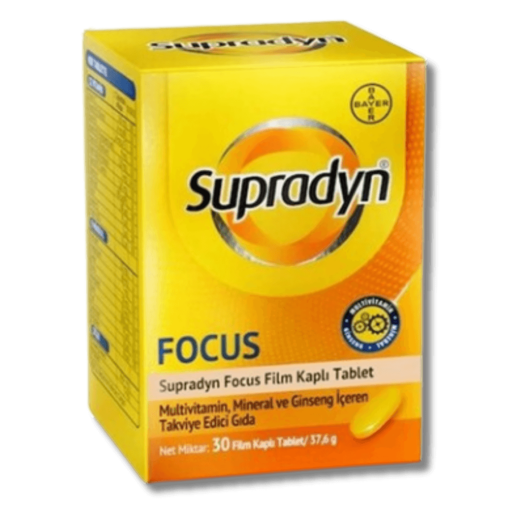 Supradyn Energy Focus Multivitamin Ginseng 30 Tablet