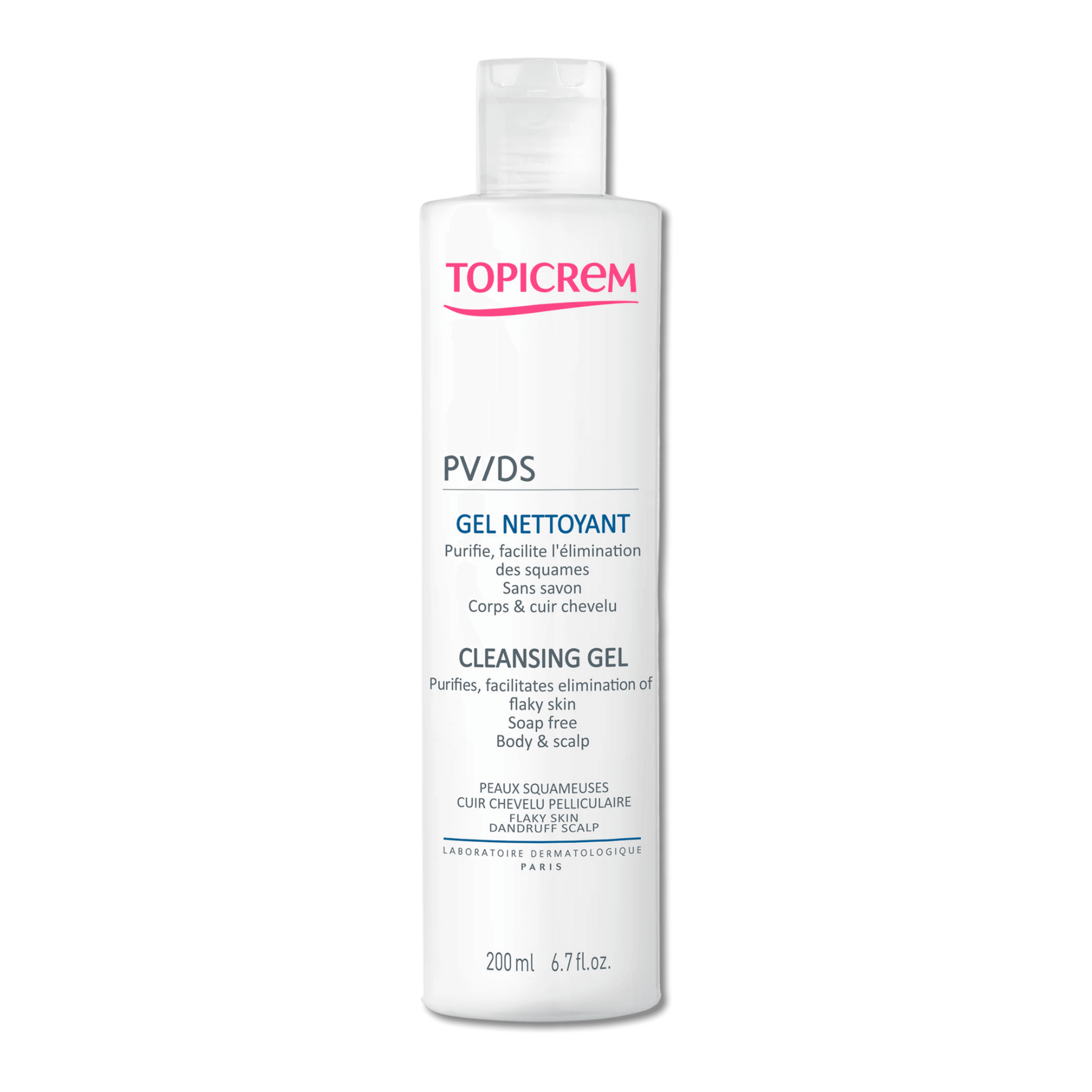 Topicrem PV Cleansing Gel Body Hair 200ml