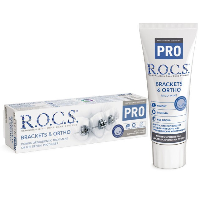 Rocs Pro Ortho Bracket - Ortodonti Diş Macunu 60ml
