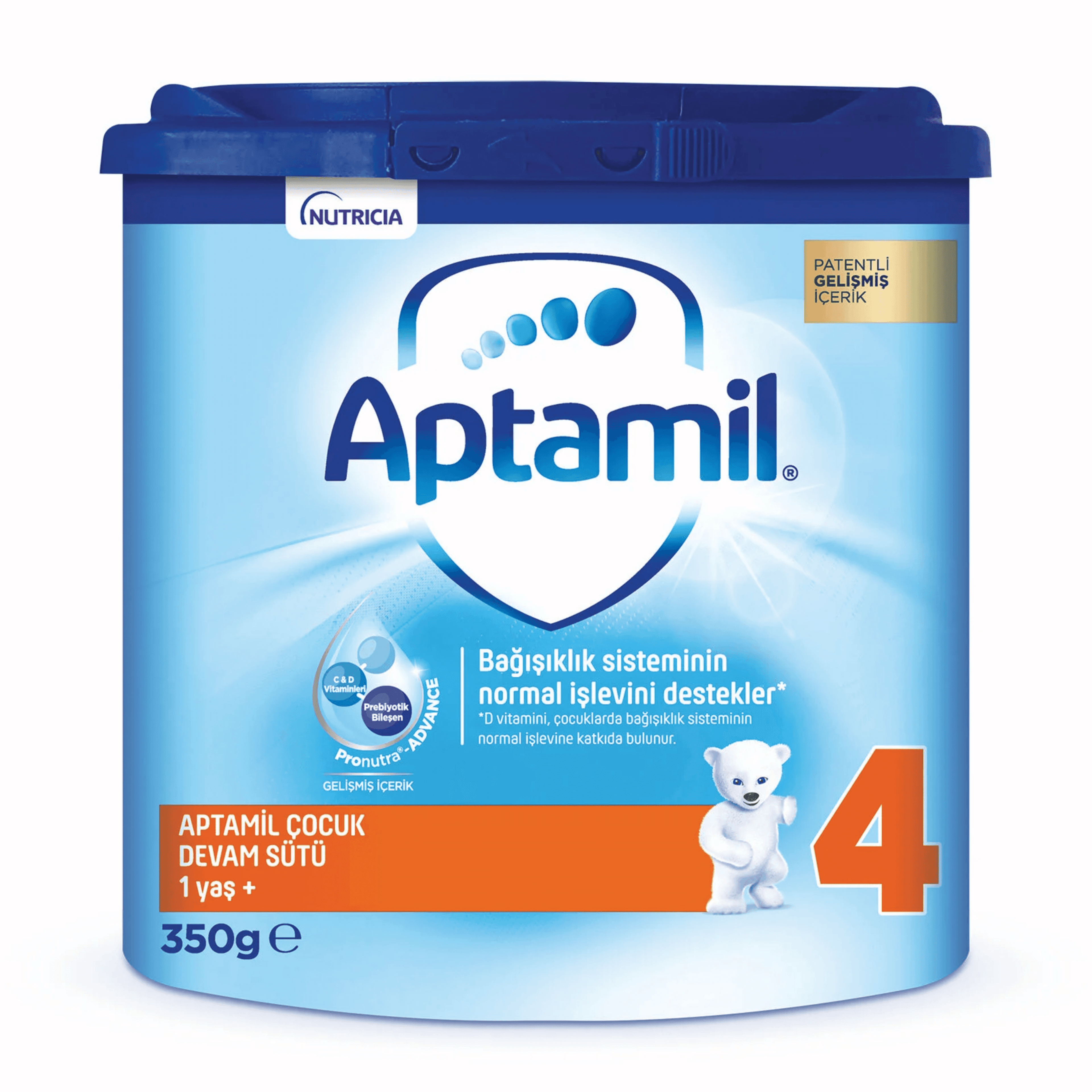 Aptamil 4 Çocuk Devam Sütü 350 gr 1+ Yaş