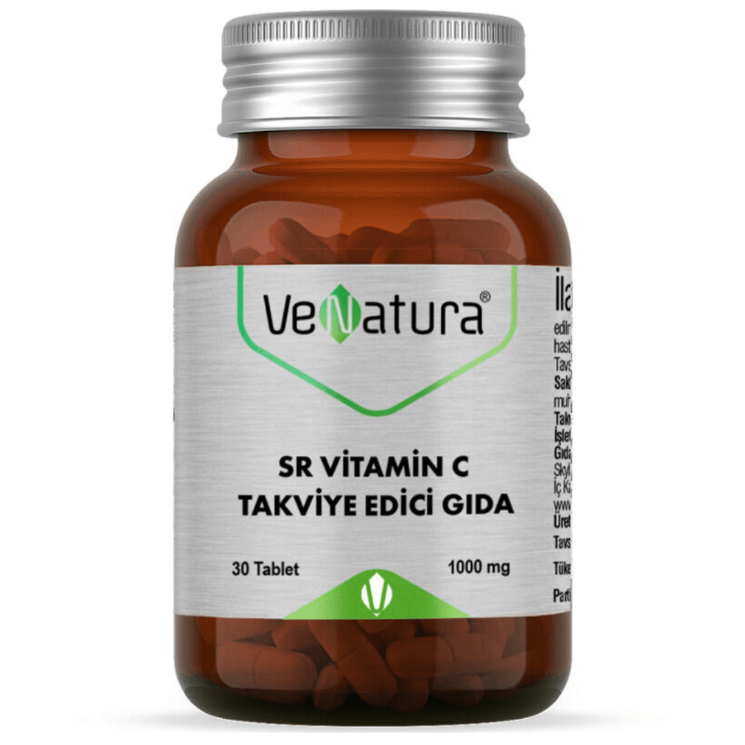 VeNatura SR Vitamin C 1000 mg Takviye Edici Gıda 30 Tablet