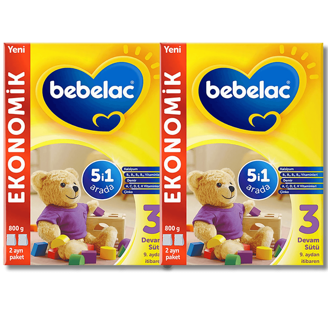 Bebelac 3 800 gr 9-12 Ay Devam Sütü - 2 adet