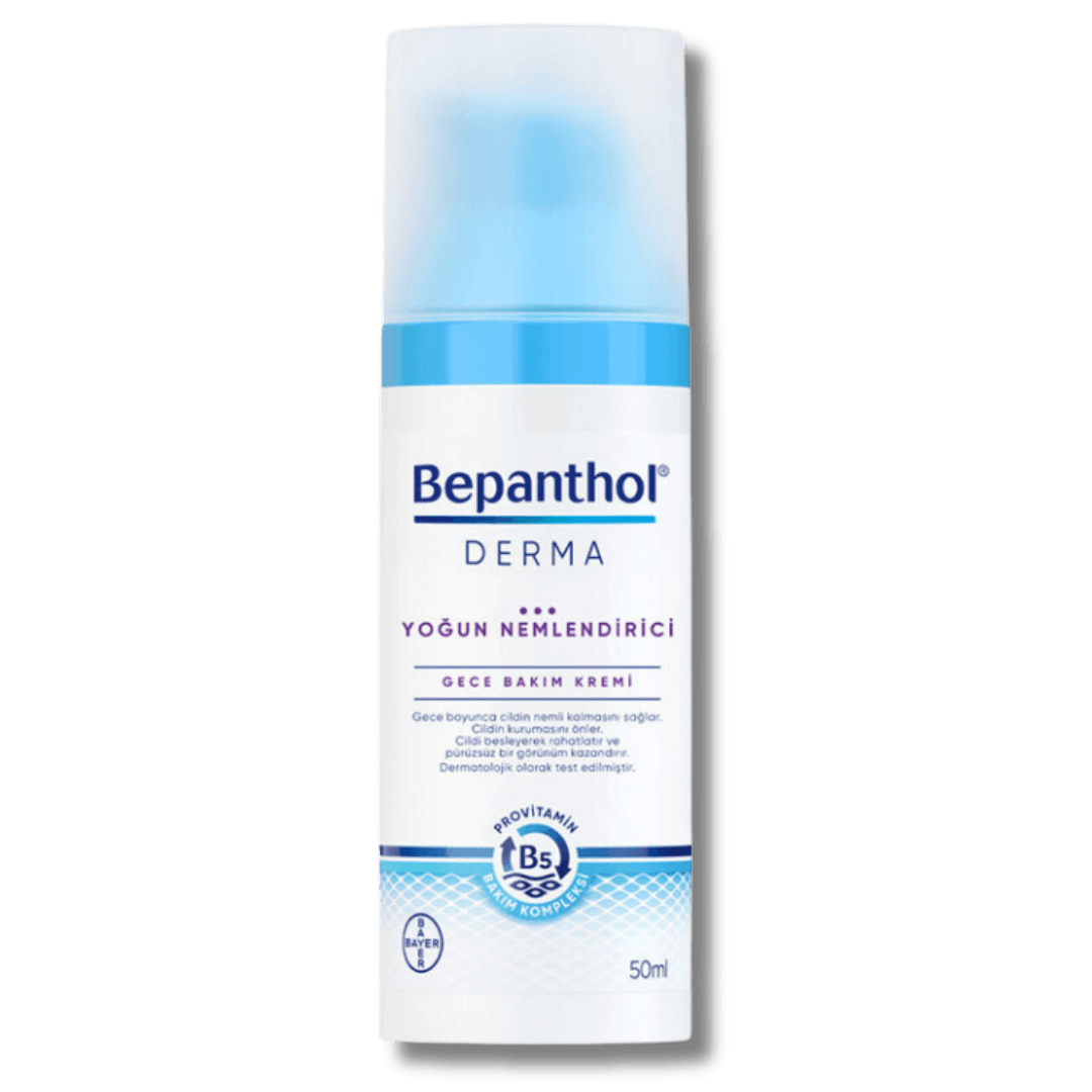 Bepanthol Derma Yoğun Nemlendirici Gece Bakım Kremi 50 ml