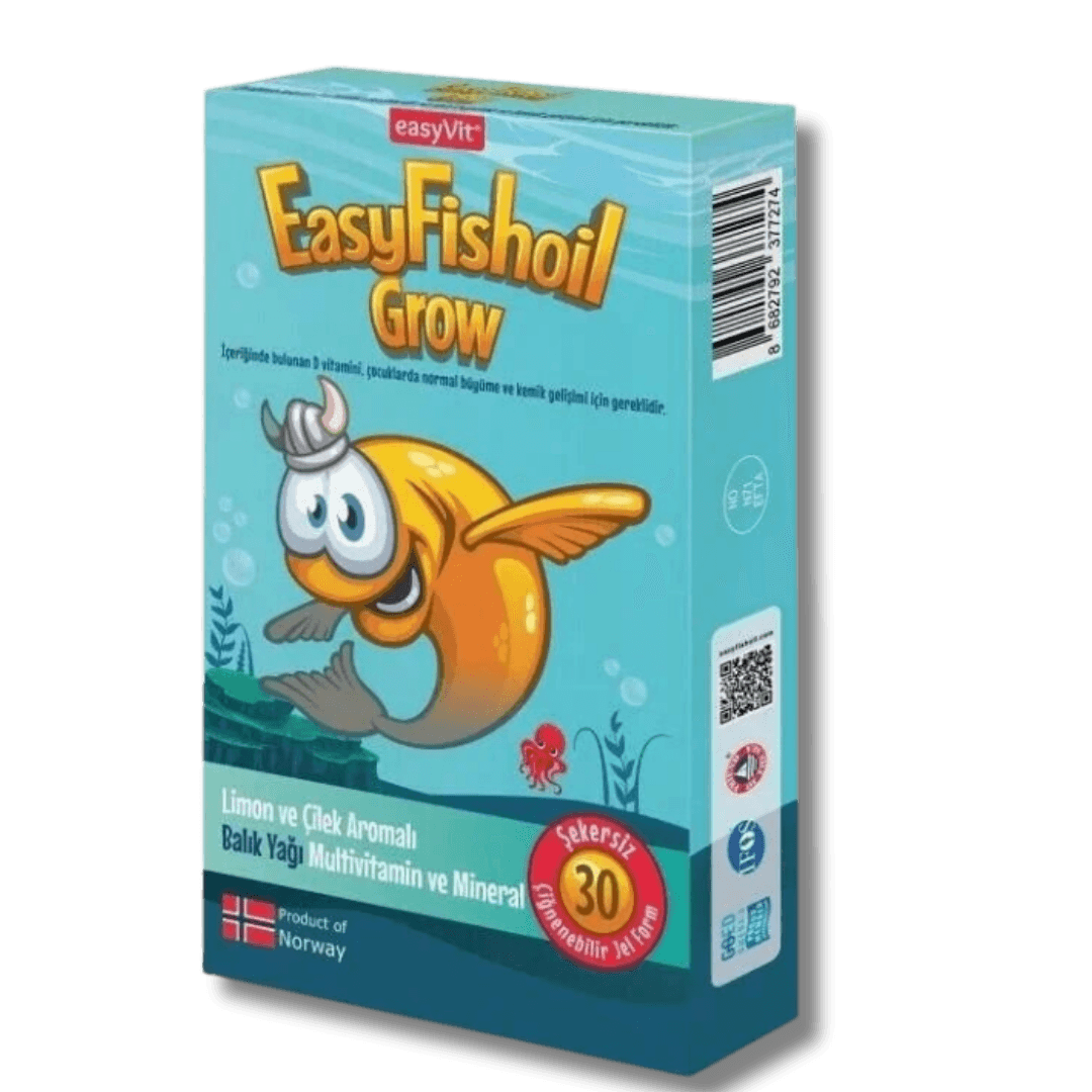 Easy Fish Oil Grow 30 Adet Çiğnenebilir Jel Form