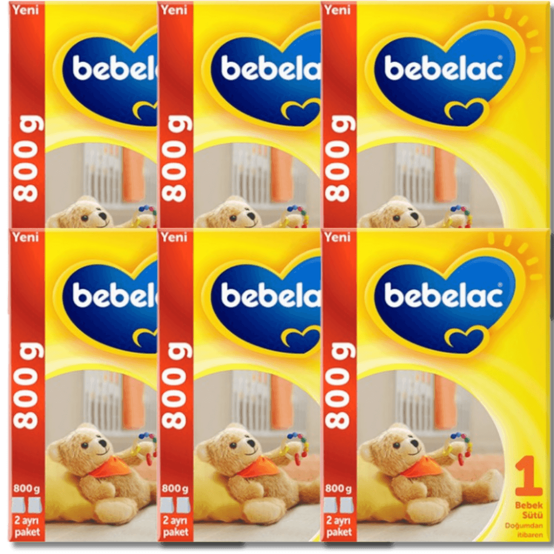 Bebelac 1 Bebek Sütü 0-6 Ay 800 gr - 6 adet