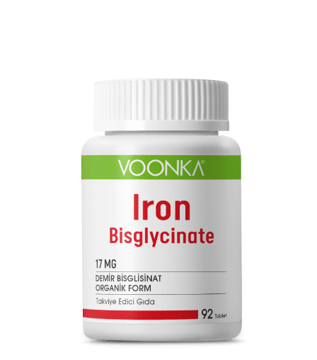 Voonka Iron Bisglycinate 92 Kapsül