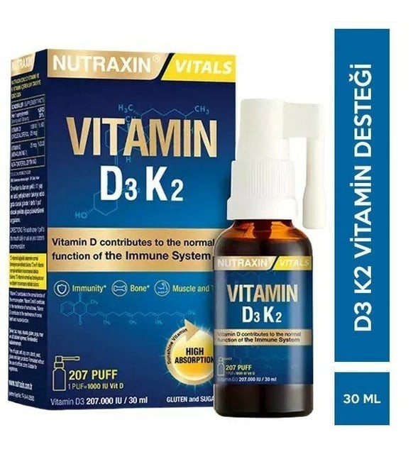 Nutraxin D3 Vitamin Sprey 30 ml