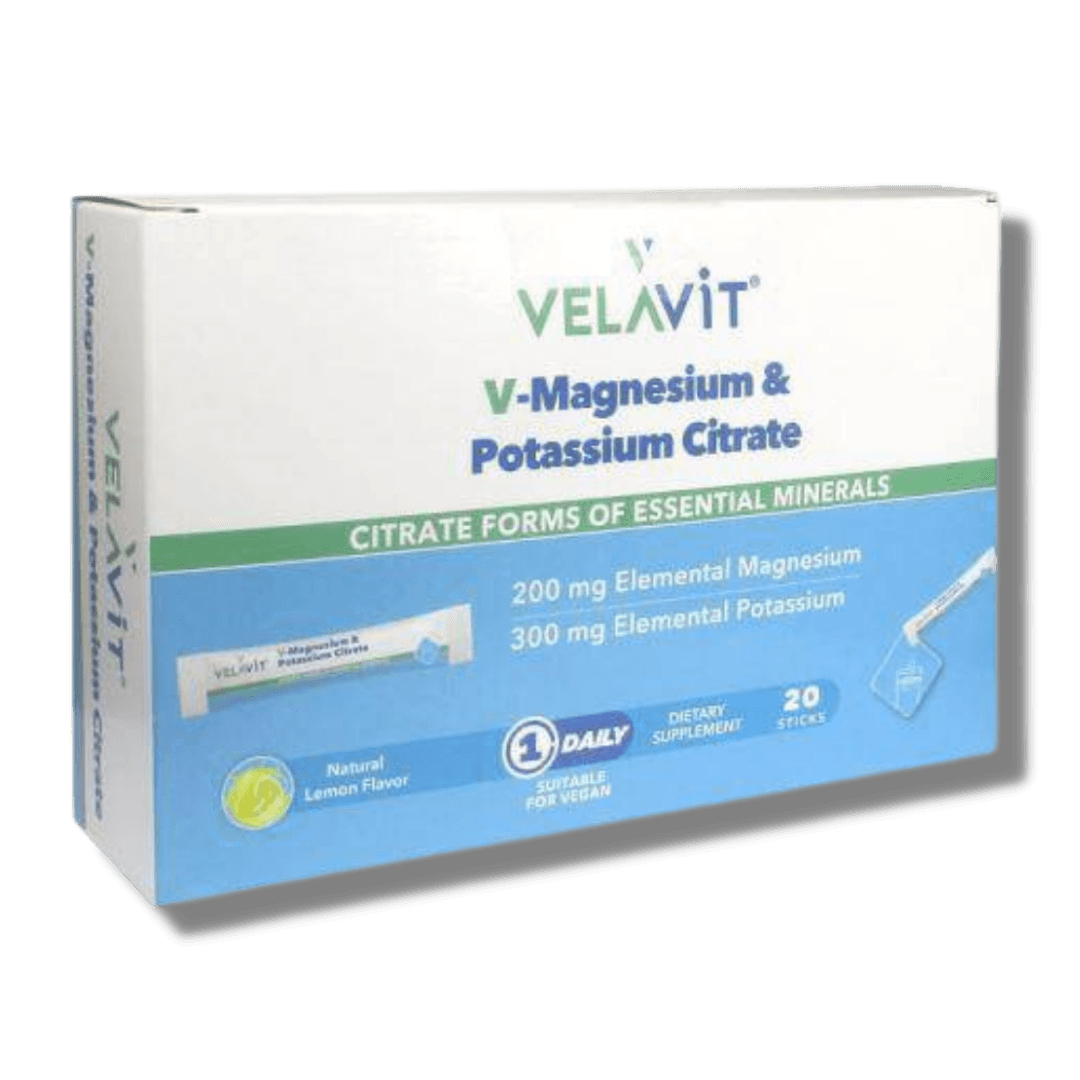 Velavit V-Magnesium & Potassium Citrate 20 Saşe