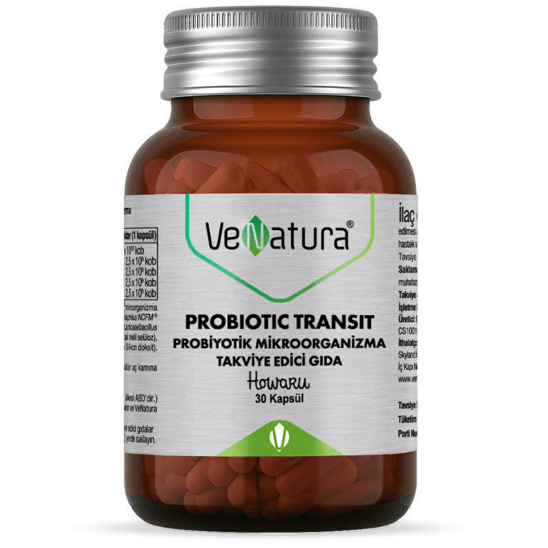 VeNatura Probiotic Transit Probiyotik Mikroorganizma 30 Kapsül