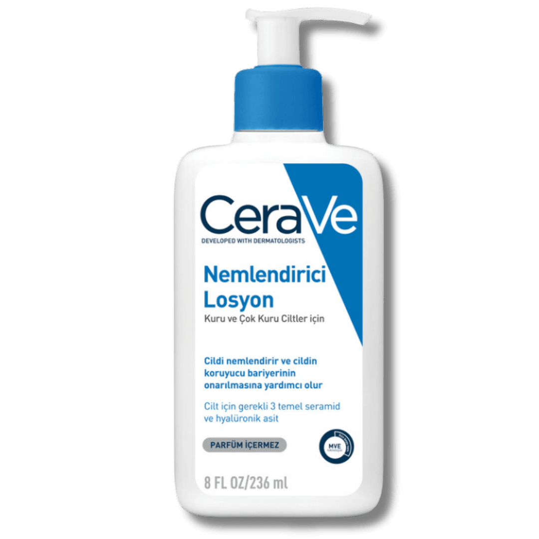 CeraVe Nemlendirici Yüz ve Vücut Losyonu-Seramid Ve Hyalüronik Asit İçerikli 236 ml