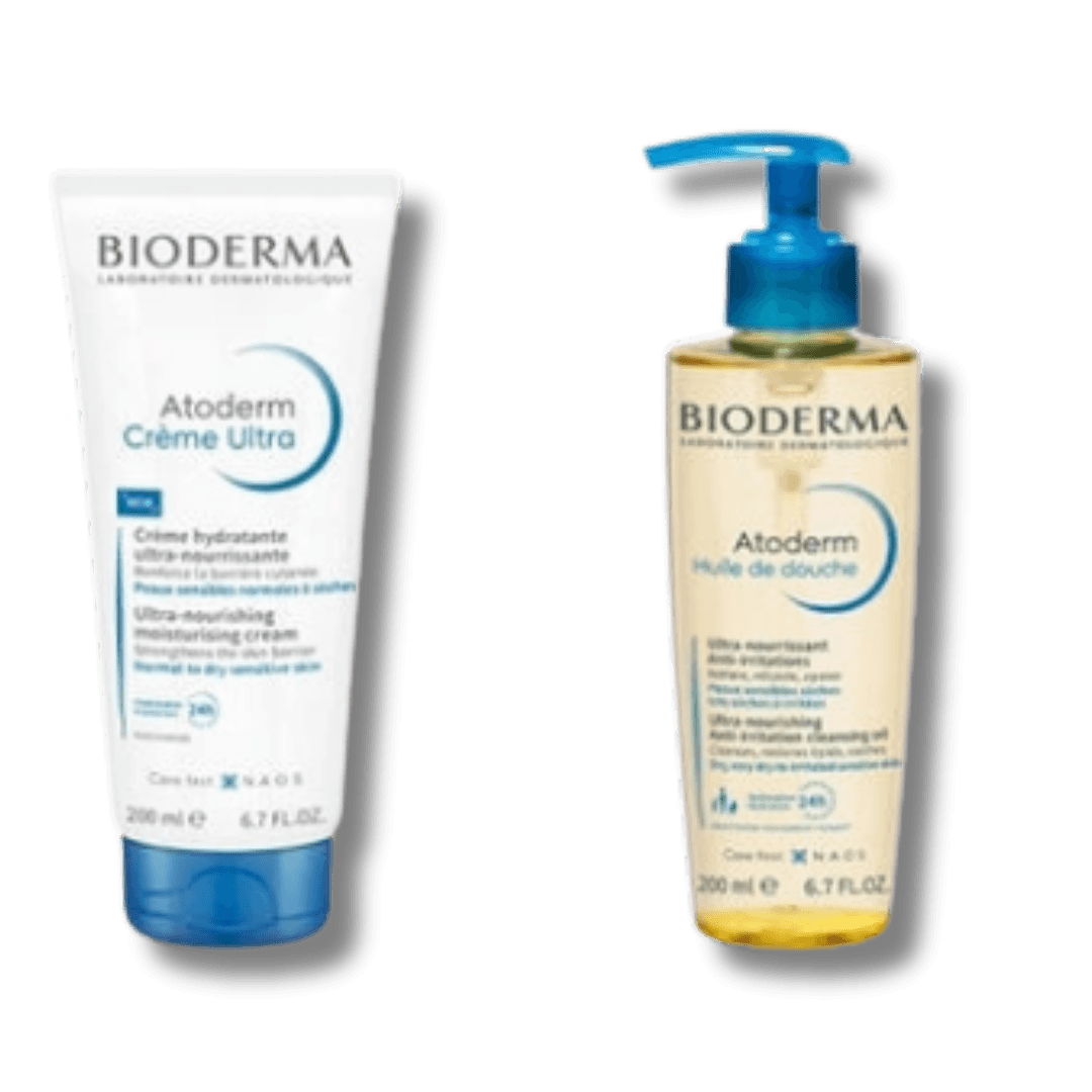 Bioderma Atoderm Cream 200ml + Shower Oil 200 ml