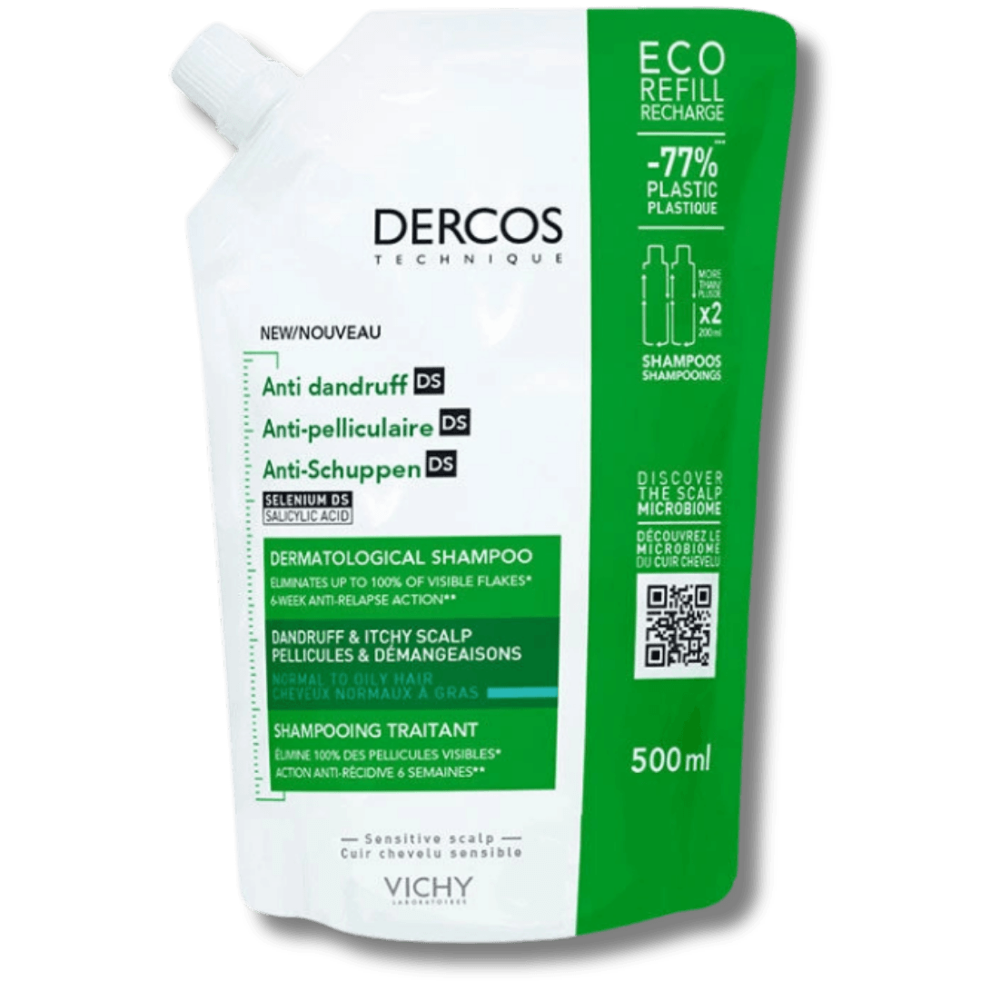 Vichy Dercos Anti Dandruff Kepek Karşıtı Şampuan 500 ml - Normal ve Yağlı Saçlar