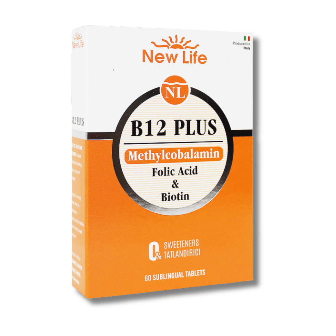 New Life B12 Plus Folik Asit ve Biotin İçeren Takviye Edici 60 Tablet