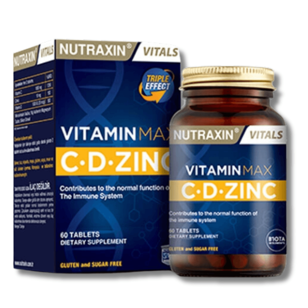 Nutraxin Vitamin Max C.D Çinko 60 Tablet