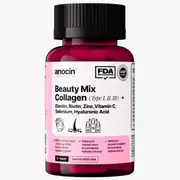 Anocin Beauty MIX Kolajen (Tip 12,3) Elastin, Biotin, Çinko, C Vitamini, Selenyum ve Hyaluronik Asit 30 Tablet