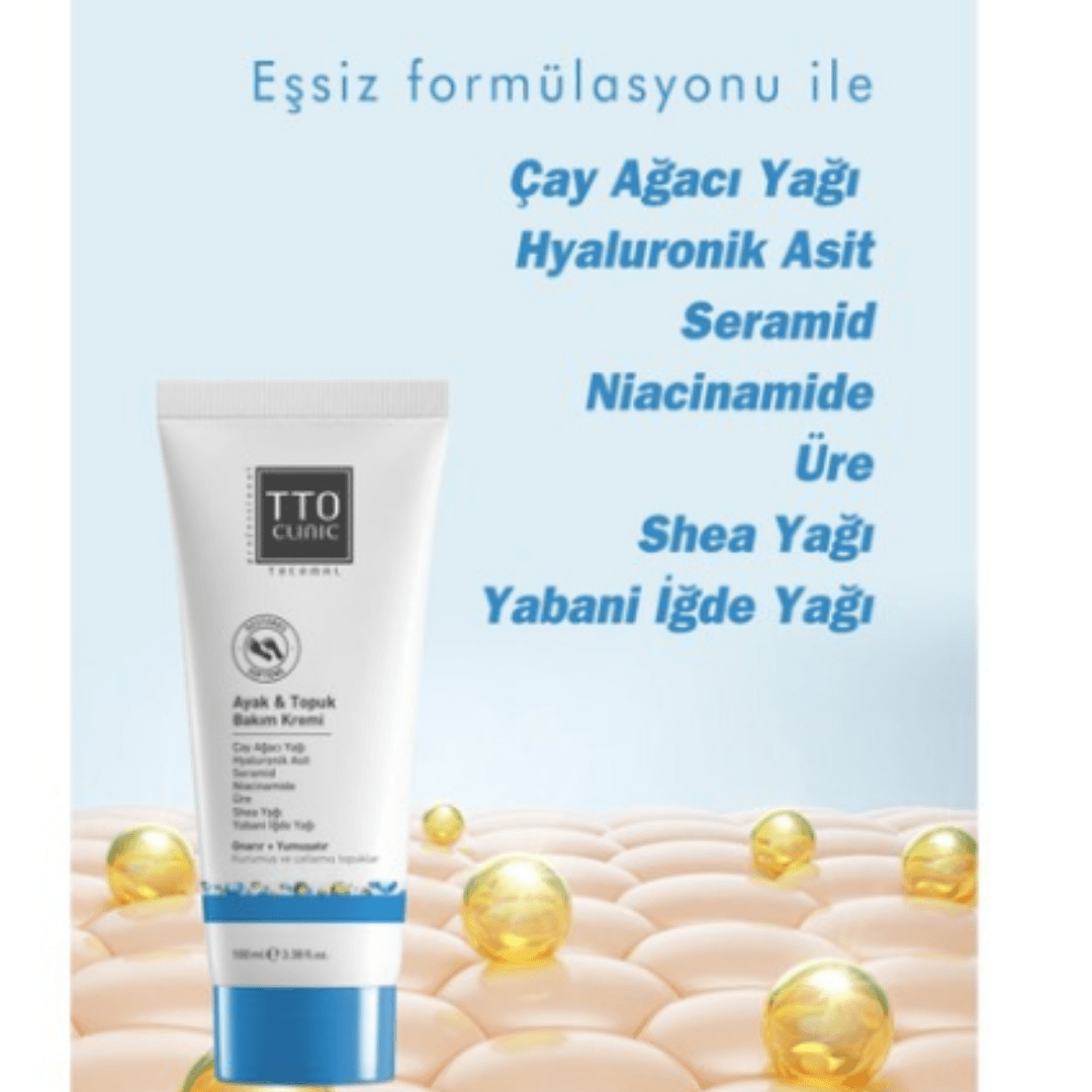 TTO Clinic Ayak ve Topuk Bakım Kremi 100 ml