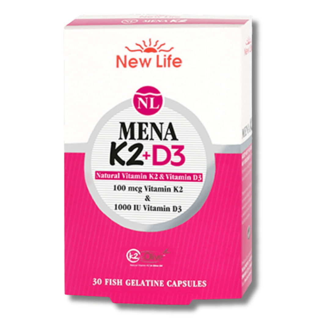 New Life Mena K2+D3 Takviye Edici Gıda 30 Kapsül