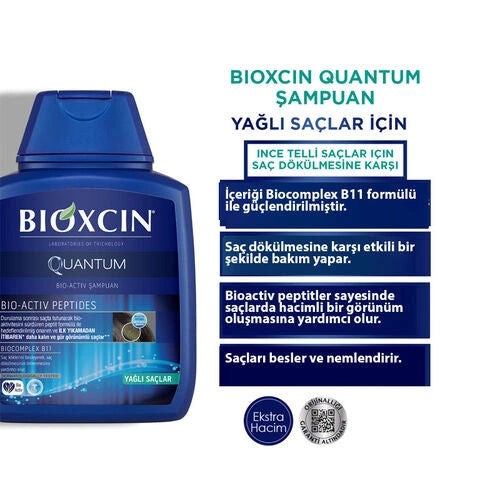 Bioxcin Quantum Şampuan 3al 2öde (Yağlı Saçlar)