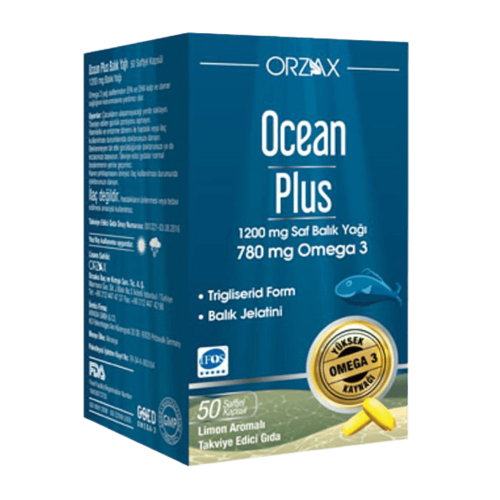 Ocean Plus Omega 3 Balık Yağı 1200 Mg 50 Kapsül