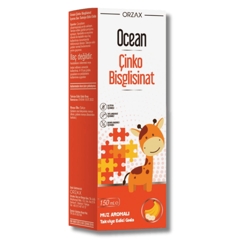 Ocean Çinko Bisglisinat 150 Ml Şurup