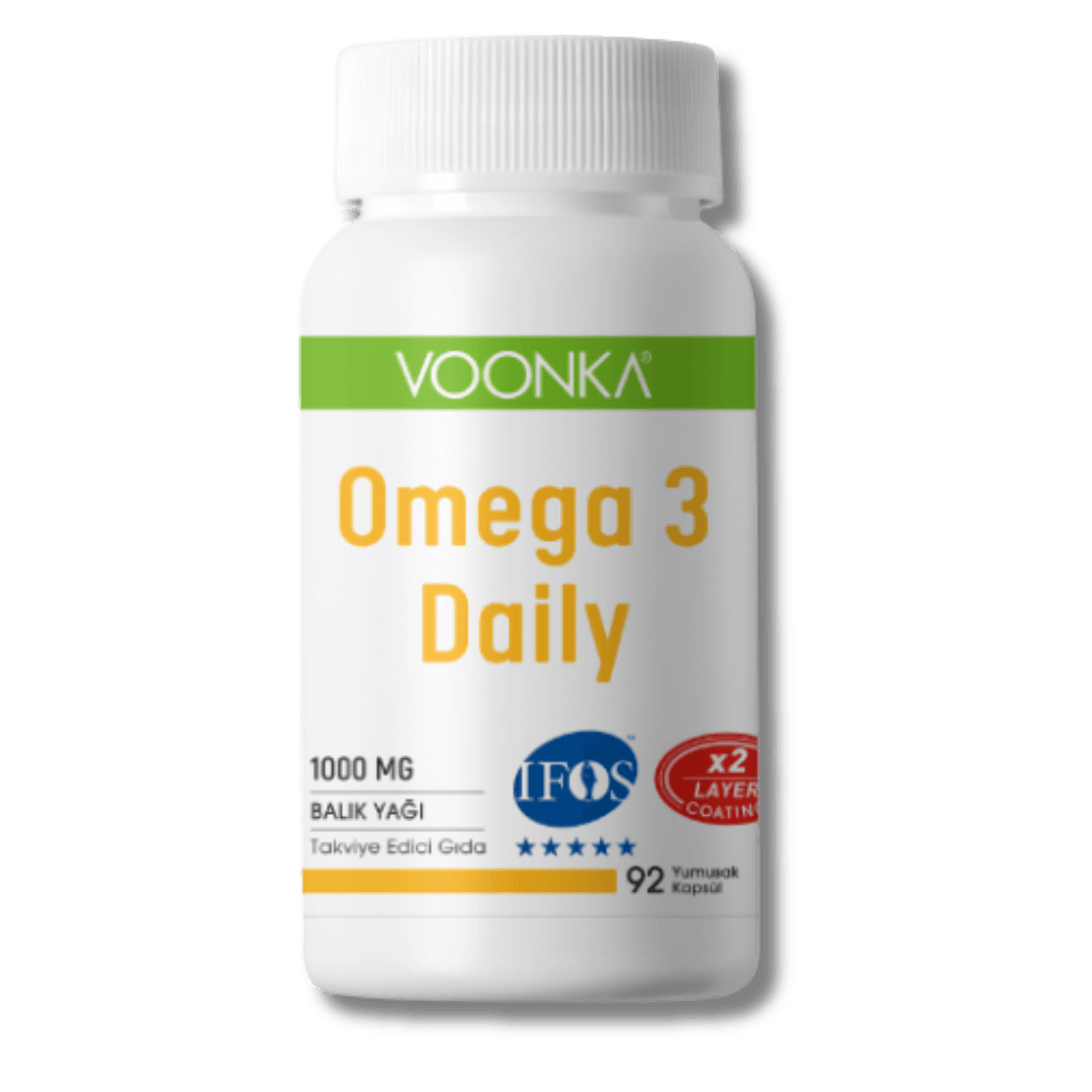 Voonka Omega 3 Daily 1000 mg 92 Yumuşak Kapsül